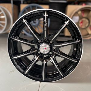ล้อแม็กขอบ 15x6.5 ET+38 ใส่ 4รู 100/4รู 114.3 ได้ สีหน้าเงา CB67.1 🚘 ยี่ห้อ รูปแบบ GTR-M10 (3175) รูปลักษณ์ ขายยกชุด 4วง งานใหม่ กับรับประกัน