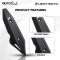 LEGITMOTO GENUINE HONDA CLICK V2 / CLICK V3 MUFFLER COVER EXHAUST PIPE HEAT GUARD COVER FOR MOTORCYCLE 1PC L-9682. 