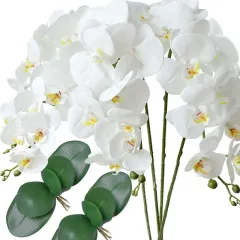 1 Bunch 8 Heads Artificial Silk Butterfly Orchid Artificial Flower