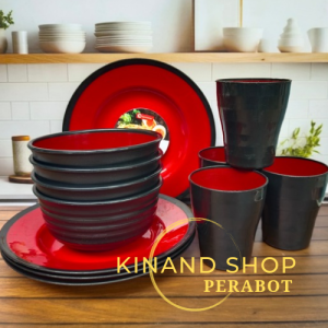 PAKET HEMAT 12 PCS RAMEN SET MERAH TEBAL JAOAN SERIES TERLARIS