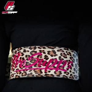Leopard Print Fitness Belt Squat Waist Support Weight Training Powerlifting Pressure Waist Protection