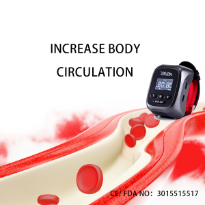 Acupuncture Laser Watch to cure Sinusitis reduce cholesterol lower high blood pressure for stroke rehabilitation equipment