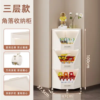 🏠LAZAHOME Kabinet Simpanan Sudut 卧室墙角收纳柜 Corner Storage Cabinet🏠Rak Buku Segi Tiga Unik 独特三角形书架 Unique Triangular Bookshelf