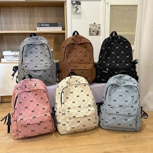 Shoulder Bag Stylish and Elegant School Bag Large Capacity Wear-resistant and Dirt-resistant Material