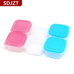[COD] SDJZT ภาชนะเก็บอาหารพลาสติกขนาดเล็กกันความชื้นกล่องเก็บของขนาดเล็กพร้อมฝาปิดกันรั่ว