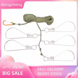 dongcheng Fishing Lock Buckle fishing Snaps Chain Stringer With Float Live Fish Lock Belt