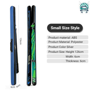 126M/1.31M ABS Hard Shell Fishing Rod Bag Waterproof Portable Fishing Rod Case Protective Storage Carry Bag for Fishing Gear