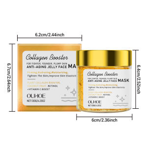 Jelly Gel Face Mask – OUHOE Moisturizing & Softening Mask Refreshing & Smoothing Facial Care Hydrating Skin Treatment