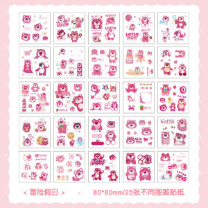 100PCS DIY Sanrio Cinnamon Kuromi Cute Stickers Transparent Cartoon Sticker Gift Box DIY Stationery Pencil Case Stickers