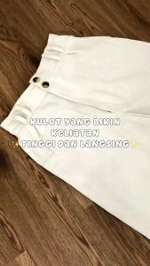 Kulot Linen Lightwaist & Jumbo Resleting: Desain Nyaman dan Bahan Berkualitas