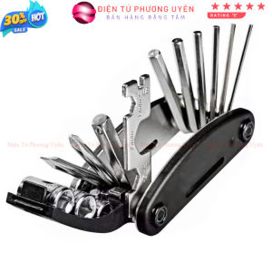 Bộ Lục Giác Sửa Chữa Cầm Tay Đa Năng Tua Vít 16-in-1 Sửa Chữa Xe Đạp - Điện Tử Phương Uyên