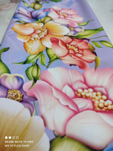 (hàng showroom giá đại lý) Vải áo dài đẹp lụa Thái Tuấn sản phẩm thiết kế độc quyền - in vải ngang co giãn 4 chiều