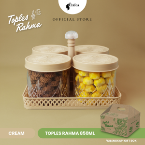 CJP Kiara - Toples Rahma Toples Lebaran minimalis plastik Set Nampan Free Gift Box