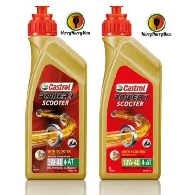 Castrol Power1 Scooter 5w40 / 10w40 / Scooter Gear Oil FULLY SYNTHETIC / SEMI SYNTHETIC (100% Original)