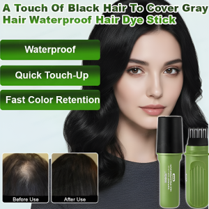 Disposable hair coloring pen comb waterproof natural beauty a touch of black