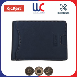 Kickers Genuine Leather Card Holder Small Flip Purse Mini Wallet Dompet Nipis 1KIC 87252