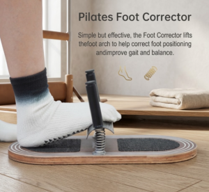 Pilates Foot Corrector Arch Exerciser | Wooden Ankle & Toe Strength Trainer for Foot Balance