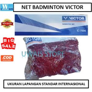 BEST SELLER ! Net Victor Import - Net Badminton Victor Bagus - Net Victor jaring badminton - Net Murah - Jaring Bulu Tangkis Victor impor - Net Lapangan - Net