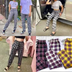 Plaid Trouser Korean Chekered Pants 7A0018