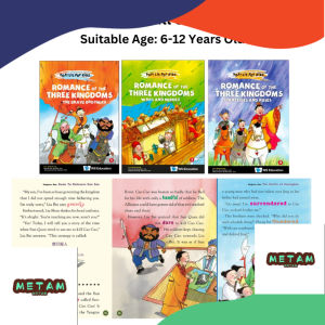 Lit for Kids (Romance of the Three Kingdoms Full Set) (3 Books) - Age 6-12+ Children Classic Educational