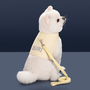 DewyBabe Cat Harness Leash Set Escape Proof Breathable Pet Vest Adjustable For Outdoor Walking Soft Kitten Chest Strap