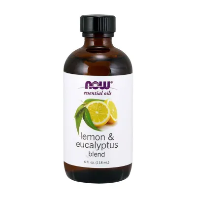 Now Foods Essential Oils Lemon and Eucalyptus Oil Blend 4 Fl Oz (118 Ml)