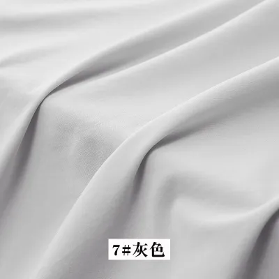 Skirt Lining Four-Way Stretch Fabric For Sewing Dress Jackets Clothing Linings Anti-Fade Solid Color White Cloth Per Meter TJ3826