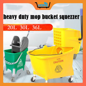 Heavy Duty Mop Bucket Heavy Commercial Mop Car Water Truck Squezzer Household Cleaning Tool