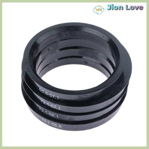 Jion Love 4pcs Car Plastic Wheel Hub Centric Rings Center Bore 66.6-57.1 67.1-60.1 67.1-66.1 73.1-56.1 73.1-56.6 73.1-57.1 73.1-60.1 Black