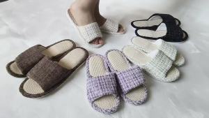 [Free Shipping] Four-Season Linen Slippers For Women Indoor Home Silent Non-Slip CoupleS Sweat-Absorbing Cotton-Linen Slippers For Men In Summer