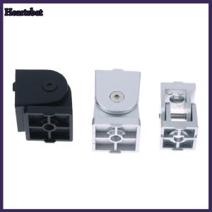 [Heartsbat] For 20 30 40 Series Aluminum Profiles 2020 3030 4040 Zinc Alloy Hinge Industrial Aluminum Adjustment Angle Connector