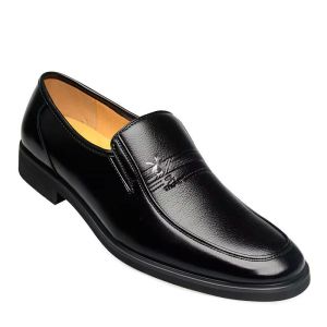 READY STOCK✨ Korea Fashion Loafers For Men Casual Leather Loafers Black Leather Shoes