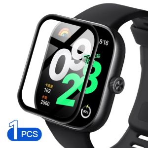 3D Soft Fibre Glass Protective Film For Xiaomi Redmi Watch 3 4 5 Active Full Curved Cover Screen Protector Redmi Watch 5 4 3 Smart Watch Accessories