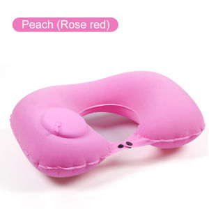 【⏰Wholesale Store】U-Shape Inflatable Travel Neck Pillow Press Air Pump Office/Car/Sleeping Portable Neck Cushion Pillow(Shipping Free)