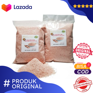 [ PRODUK ORIGINAL ] Garam Himalaya 1 kg 500g 250g / Natural Himalayan Salt Fine Grade / Garam Himalaya Asli Organik Halus / Premium Timur Tengah Himalayan Salt Pure Original / Himalayan Coarse Salt / Rock Salt /Garam Kristal Merah Muda / JSR 100%