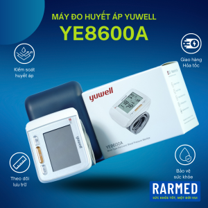Máy đo huyết áp điện tử cổ tay Yuwell YE8600A tiện lợi dễ sử dụng kết quả chính xác
