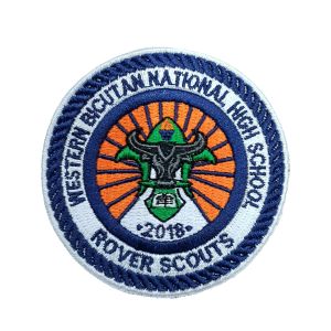 WESTERN BICUTAN NATIONAL HIGH SCHOOL ROVER SCOUTS EMBROIDERY PATCHES