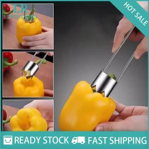 LF Wholesale✨Flash Sale ✨ เครื่องคว้านแกนผลไม้สแตนเลสสตีลอุปกรณ์ในครัวที่ดึงแกนผักพริกแอปเปิ้ลลูกแพร์อเนกประสงค์