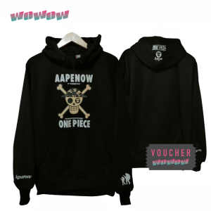 Jaket One piece X Aape Bape Pullover Hoodie Sweatshirt Jacket Sweater Luffy