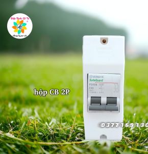 Hộp bảo vệ CB 2P CB chống giật Aptomat có nắp đậy