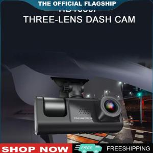 [LEAZEN]กล้อง Dash 3 ช่องด้านหน้าและด้านหลังภายใน 1080P Triple Dash Cam Night Vision กล้องติดรถยนต์