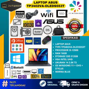LAPTOP ASUS TYPE TP3402VA-OLEDS553T