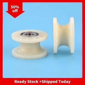 🔥🔥🔥pheebss 1ชิ้นลูกรอกเครื่องกล608zz ล้อเลื่อนตลับลูกปืนคู่ลูกกลิ้งล้อกลม8x42x24มม.