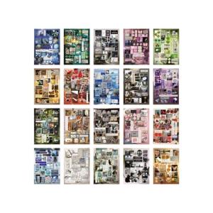 Die-Cut Sticker Book Japanese Styles Sticker Scrapbook Sticker Stationery Sticker Retro Decorative Sticker for Laptop