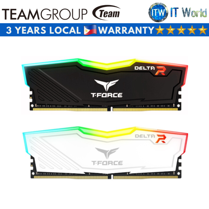 Teamgroup T-force Delta Rgb 16gb (2x8gb) Ddr4-3600mhz Cl18 Gaming 