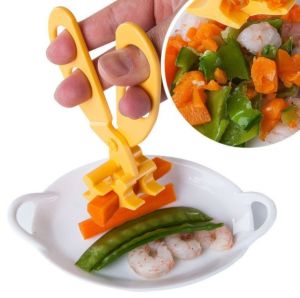 [Ready Stock] Multi-functional Baby Food Scissors Grinding Auxiliary Food Scissors 婴儿食物剪