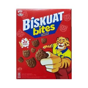 BISKUAT Milk Biscuit Bites 35g Kids Friendly Snacks Original / Chocolate Halal