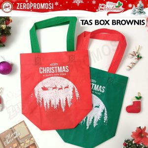 Tas bingkisan Natal - Goodie Bag Natal - Model Box BISA BELI SATUAN