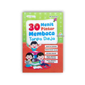 Buku 30 Menit Pintar Membaca Tanpa Dieja Full Colour 128 Hal - Lingkar Media