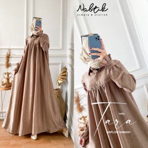 Tara by Nabtik Gamis Maxi Dress Bahan Airflow Armany LD 110 PB 140
